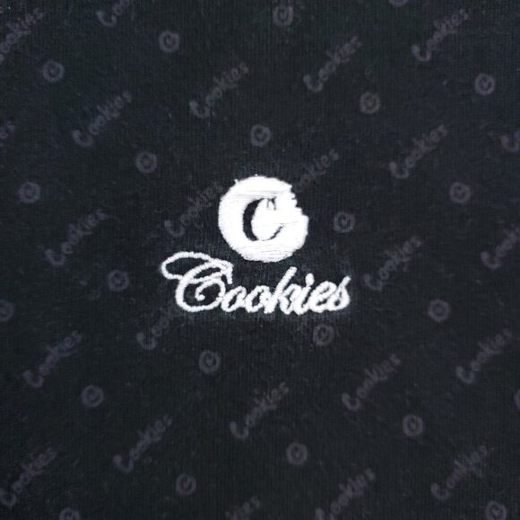 Cookies Berner Presidio Shirt All Over Pattern Striped Piping Men's 2XL - Picture 3 of 12